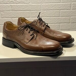 Belvedere Baybridge Brown Leather Dress Shoes Mens Size 8.5D